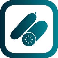 Cucumber Vector Icon Design