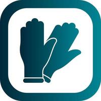 Gloves Vector Icon Design