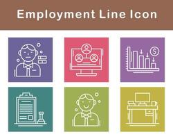 Employment Vector Icon Set