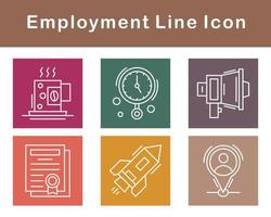 Employment Vector Icon Set