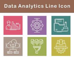 Data Analytics Vector Icon Set