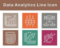 Data Analytics Vector Icon Set