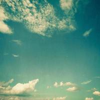 blue sky and clouds background texture vintage with space photo