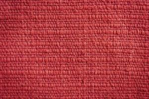 Close up red fabric texture and background witth space. photo