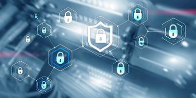 Cyber security data protection information privacy concept of photo