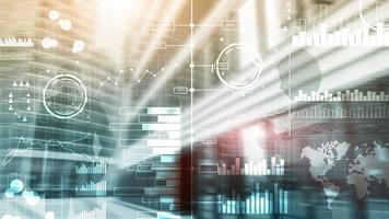 Diagram, Graph, Stock Trading, Investment dashboard, transparent blurred background photo