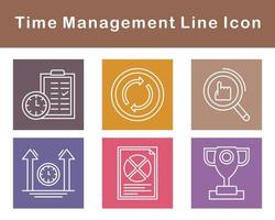 Time Management Vector Icon Set