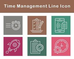 Time Management Vector Icon Set