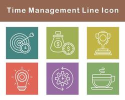 Time Management Vector Icon Set