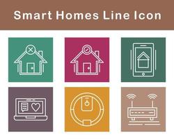 Smart Homes Vector Icon Set