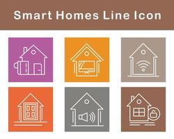 Smart Homes Vector Icon Set