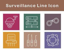 Surveillance Vector Icon Set