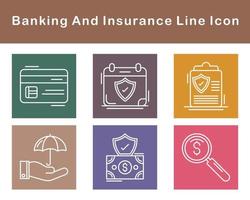 Banking And Protection Vector Icon Set