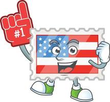 Independence Day Stamp Icon Design vector