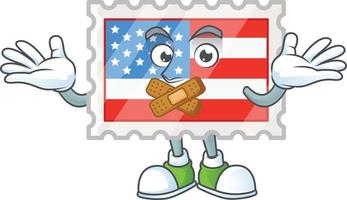 Independence Day Stamp Icon Design vector