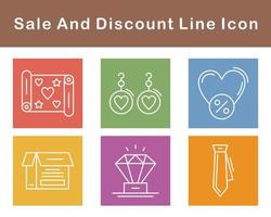 Sale And Discount Vector Icon Set