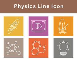 Physics Vector Icon Set