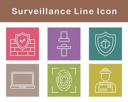 Surveillance Vector Icon Set