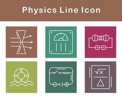 Physics Vector Icon Set