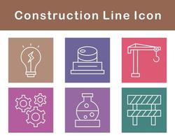 conjunto de iconos de vector de construcción