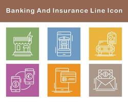 Banking And Protection Vector Icon Set