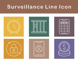 Surveillance Vector Icon Set