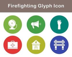 Firefighting Vector Icon Set