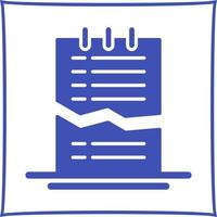 Corrupted List Vector Icon