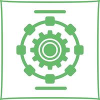 icono de vector de proceso automatizado