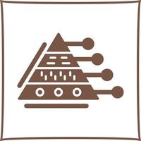 Pyramid Graph Vector Icon