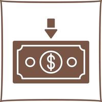 Money Down Vector Icon