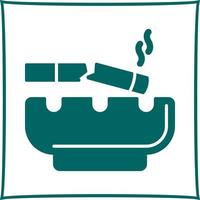 icono de vector de cigarrillo roto