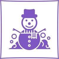 Snowman Vector Icon