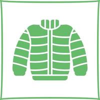 icono de vector de ropa de invierno