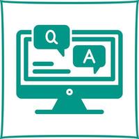Faq Vector Icon