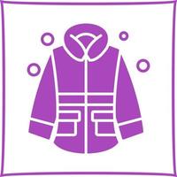 Winter Jacket Vector Icon