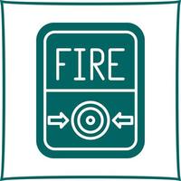 Fire Button Vector Icon