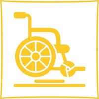 Wheel Chair Vector Icon