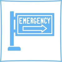 Emergency Sign Vector Icon