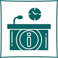 Information Desk Vector Icon