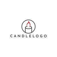 Candle icon on white background. Candle vector logo. Flat design style. Modern vector pictogram