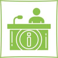 Information Desk Vector Icon