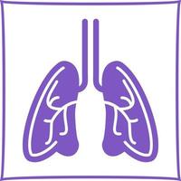 Lungs Vector Icon