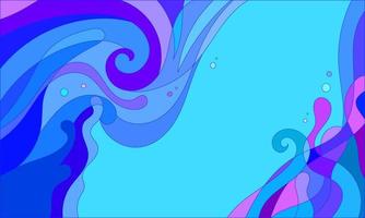 Trendy background with dynamic liquid shapes vector