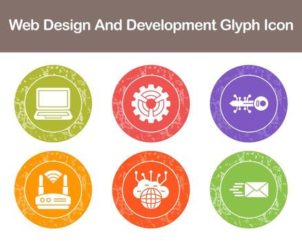 Web Design And Development Vector Icon Set