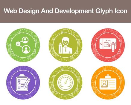 Web Design And Development Vector Icon Set