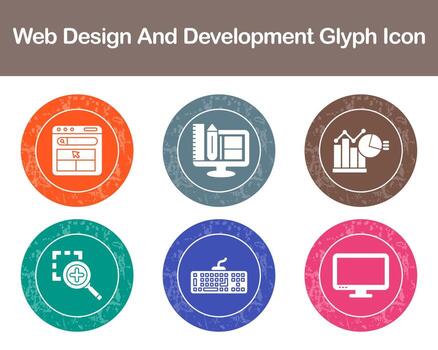 Web Design And Development Vector Icon Set