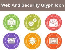 Web And Security Vector Icon Set