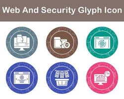 Web And Security Vector Icon Set