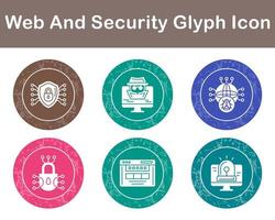 Web And Security Vector Icon Set